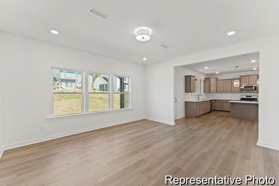 Spacious, unfurnished interior of a new home in Lake Royale, Louisburg (Image 11). Spacious, unfurnished interior of a new home in Lake Royale, Louisburg (Image 11).