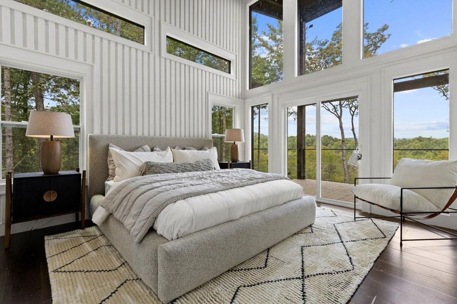 Furnished interior view inside a new home in , Mineral Bluff (Image 13).