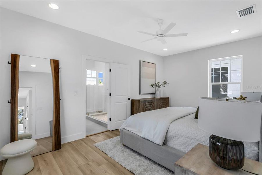 Furnished interior view inside a new home in , Tampa (Image 38).