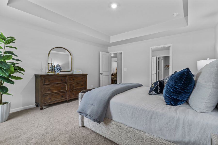 Representative furnished interior of a home built from the Magnolia by McGuinn Homes in Crystal Downs, Sumter (Image 17).