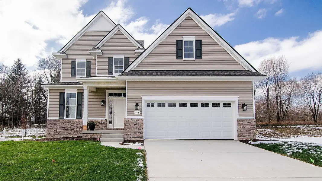 Representative exterior photo of a completed home built from the The Malden by Norfolk Homes in Valleys, Jackson, MI (Image 31).