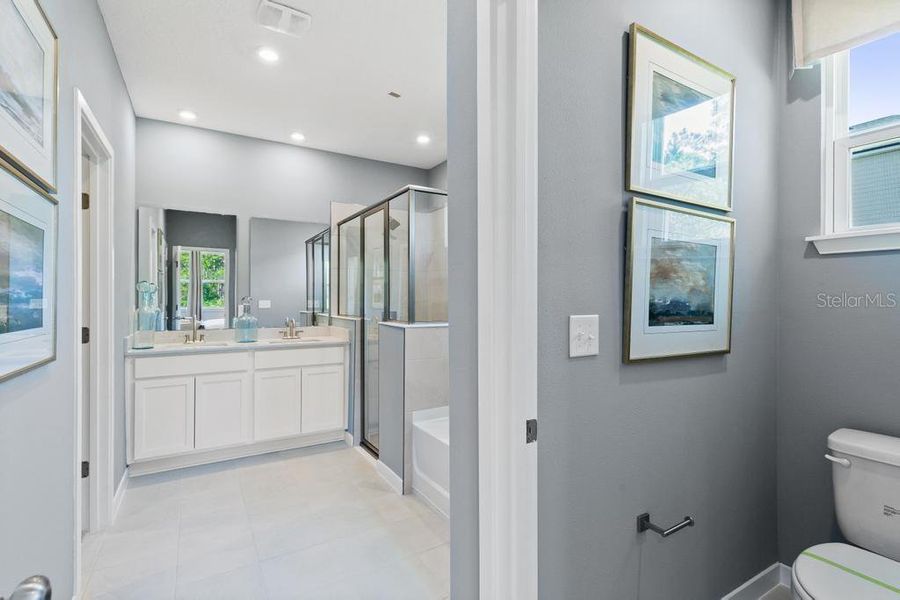 Furnished interior view inside a new home in Seminole Palms, Palm Coast (Image 17).