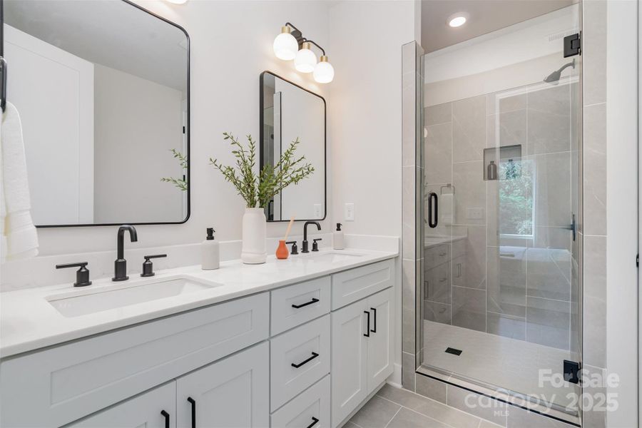 Furnished interior view inside a new home in , Charlotte (Image 12).