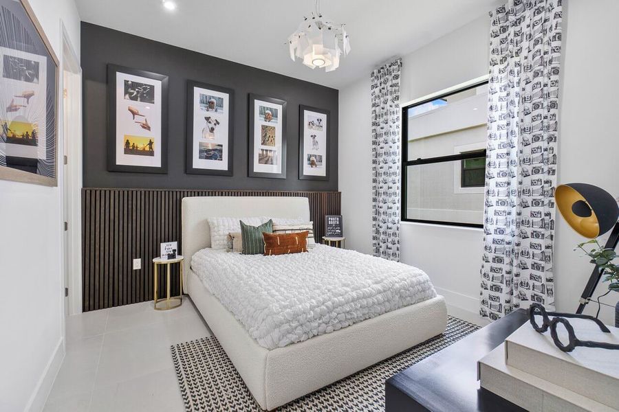 Furnished interior view inside a new home in Solana Bay at Avenir, Palm Beach Gardens (Image 25).