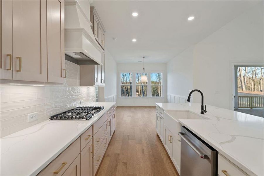 Furnished interior view inside a new home in Long Hollow Landing, Gainesville (Image 5). Furnished interior view inside a new home in Long Hollow Landing, Gainesville (Image 5).