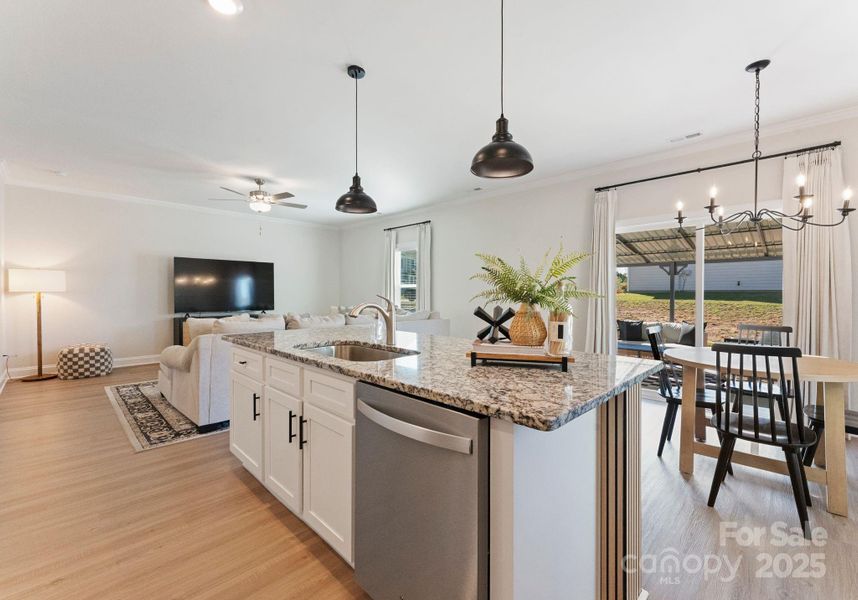 Furnished interior view inside a new home in , Troutman (Image 28).