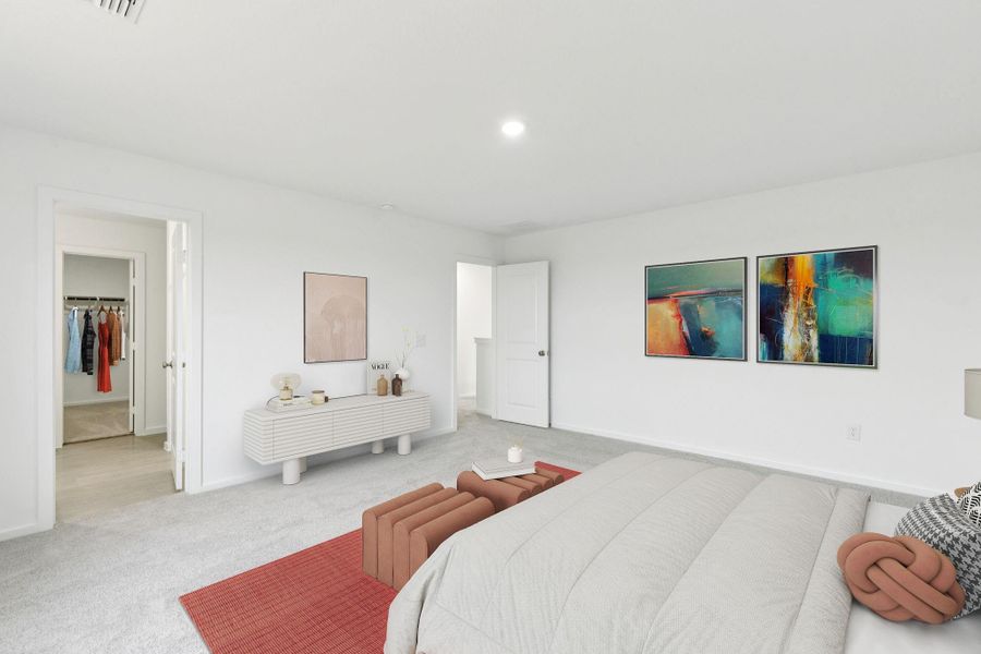 Furnished interior view inside a new home in Windcress, Baytown (Image 15).