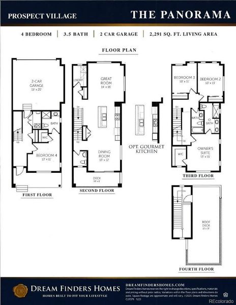 2D floor plan layout of this home in , Littleton, CO (Image 3).