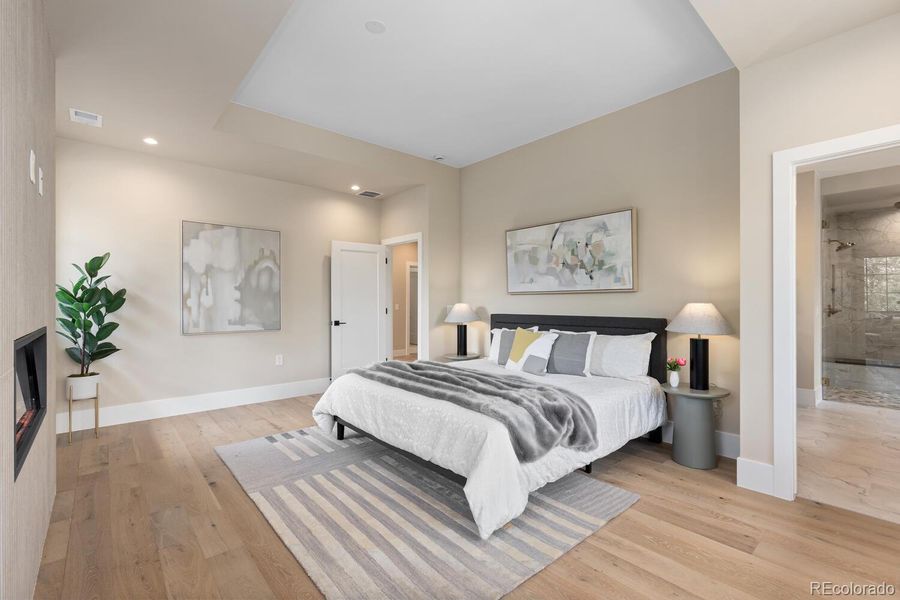 Furnished interior view inside a new home in , Denver (Image 9).