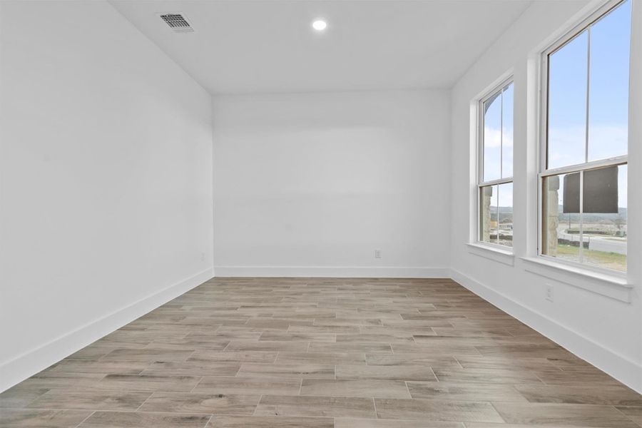 Empty room with plenty of natural light