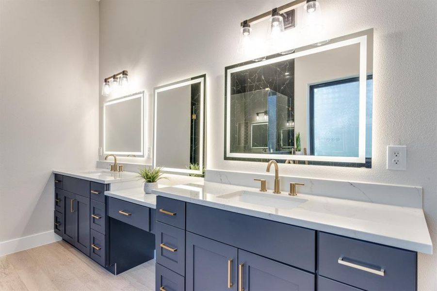 Furnished interior view inside a new home in , Godley (Image 14).