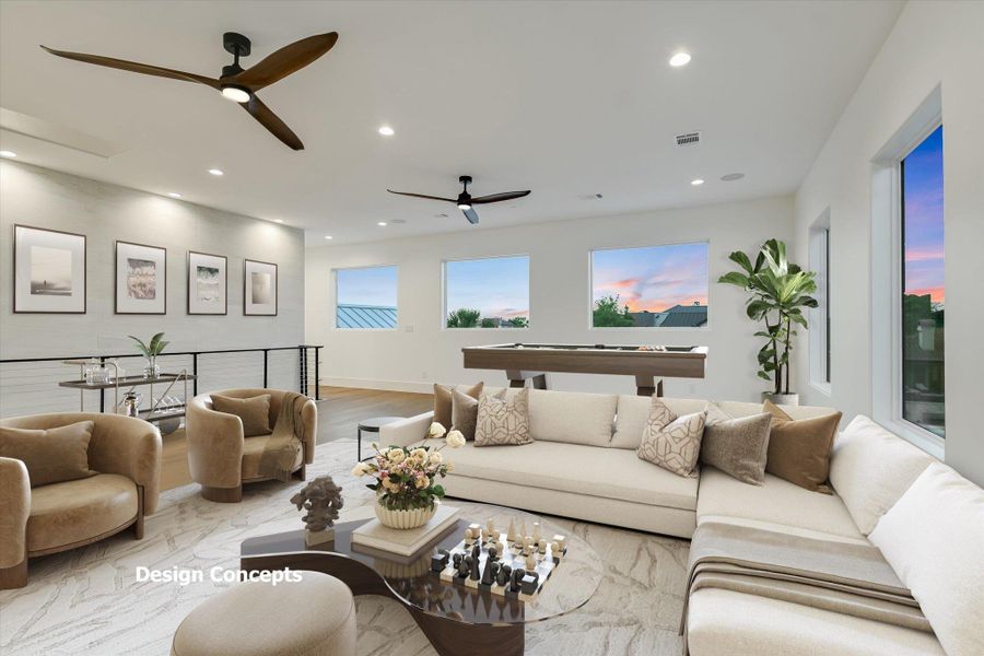 Furnished interior view inside a new home in , Horseshoe Bay (Image 8).