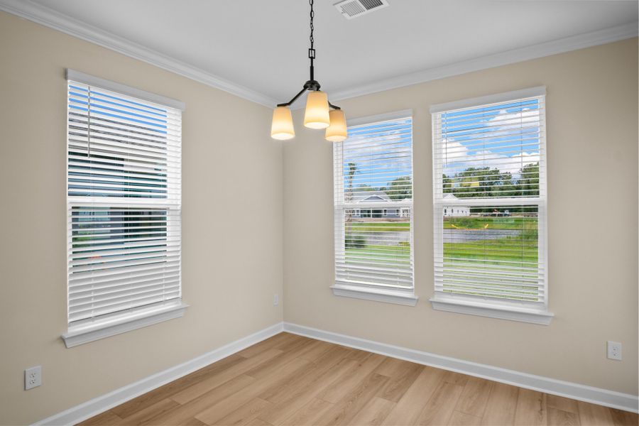 Spacious, unfurnished interior of a new home in Traditions at Carolina Forest, Myrtle Beach (Image 14). Spacious, unfurnished interior of a new home in Traditions at Carolina Forest, Myrtle Beach (Image 14).