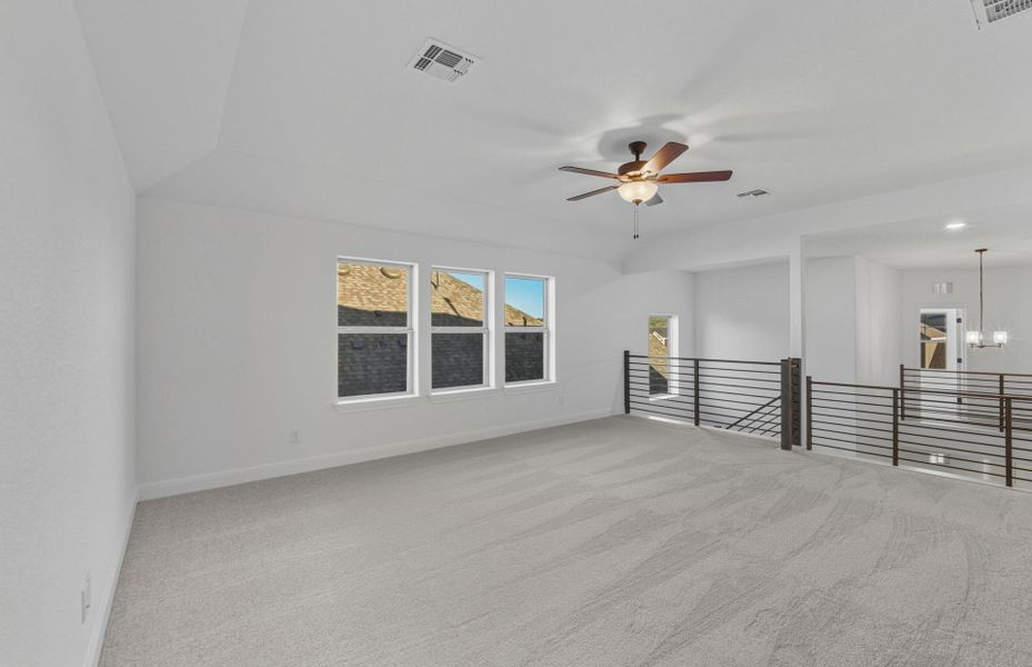 Spacious, unfurnished interior of a new home in Saddleback at Santa Rita Ranch, Liberty Hill (Image 16). Spacious, unfurnished interior of a new home in Saddleback at Santa Rita Ranch, Liberty Hill (Image 16).