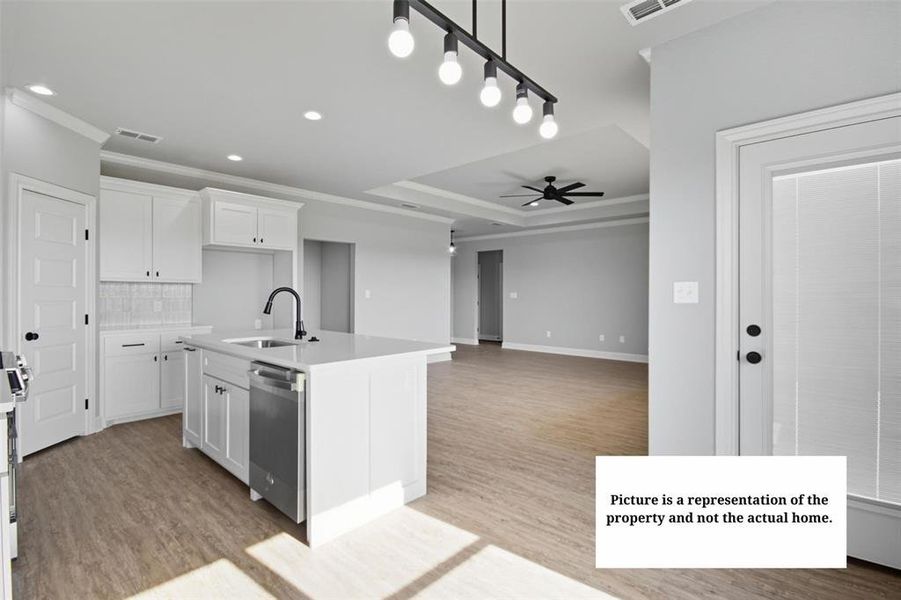 Furnished interior view inside a new home in , Abilene (Image 4).
