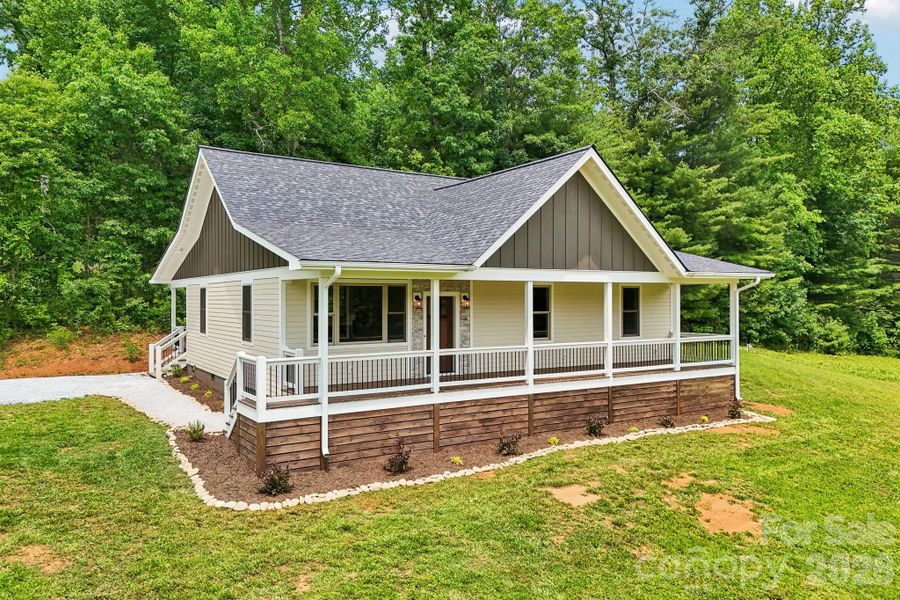 Exterior details and patio area of a home in , Spruce Pine (Image 16). Exterior details and patio area of a home in , Spruce Pine (Image 16).