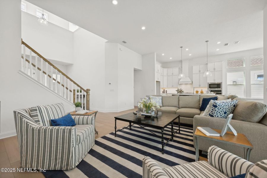 Furnished interior view inside a new home in Amelia National, Fernandina Beach (Image 6).
