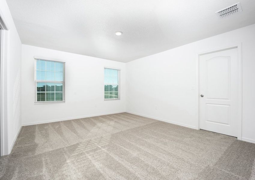 Upstairs master retreat