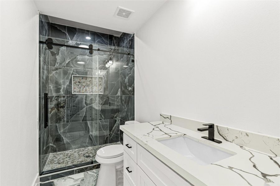 Furnished interior view inside a new home in , Houston (Image 7).