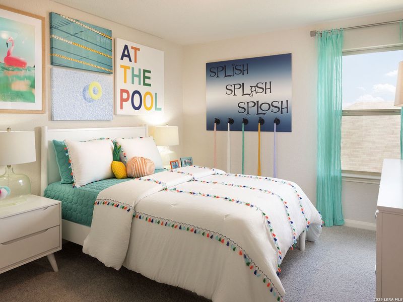 Furnished interior view inside a new home in , San Antonio (Image 12).