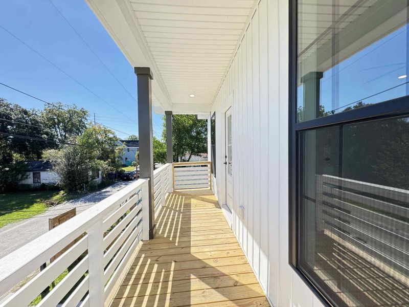 Exterior details and patio area of a home in , North Charleston (Image 20).