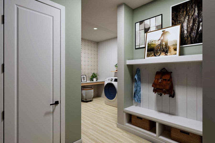Representative furnished interior of a home built from the The Chancery by David Weekley Homes in Whyburn Estate Series, Flower Mound (Image 6).
