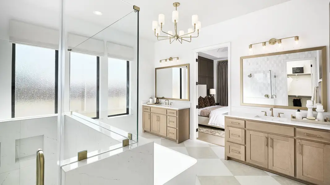 Representative furnished interior of a home built from the 3566W by Perry Homes in Somerset Park, Rockwall (Image 9).