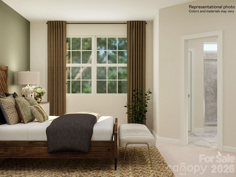 Furnished interior view inside a new home in Redhawk, Belmont (Image 15).