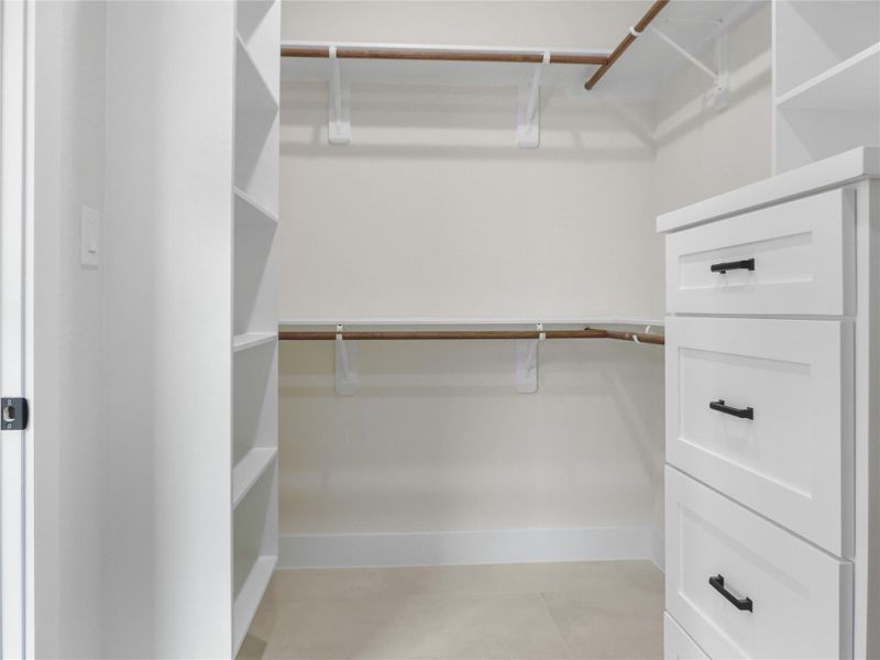 Other interior pictures of a Walk in Closet built by Texas best home builders