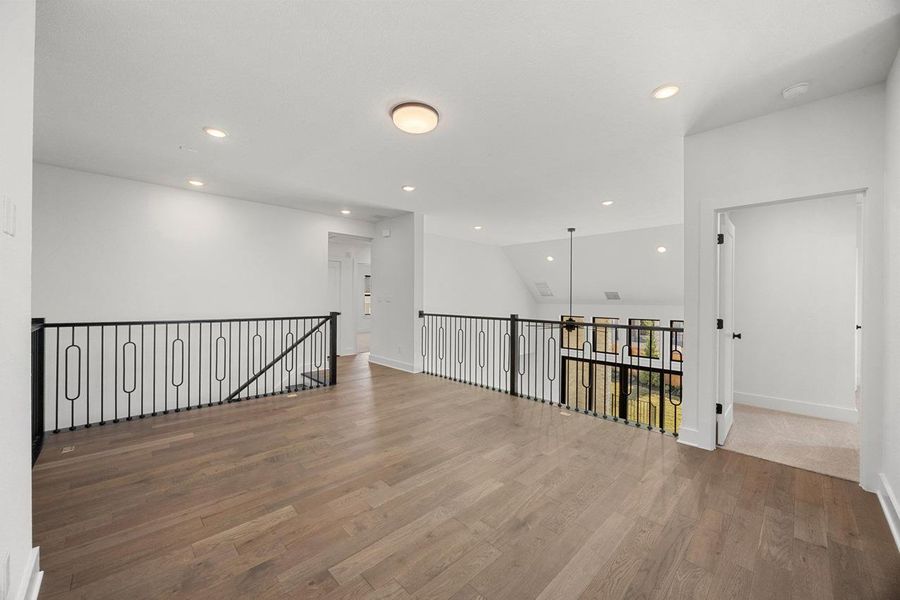 Spacious, unfurnished interior of a new home in Palmera Ridge: 80ft. lots, Leander (Image 21).