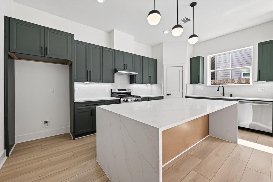 Furnished interior view inside a new home in , Houston (Image 11).