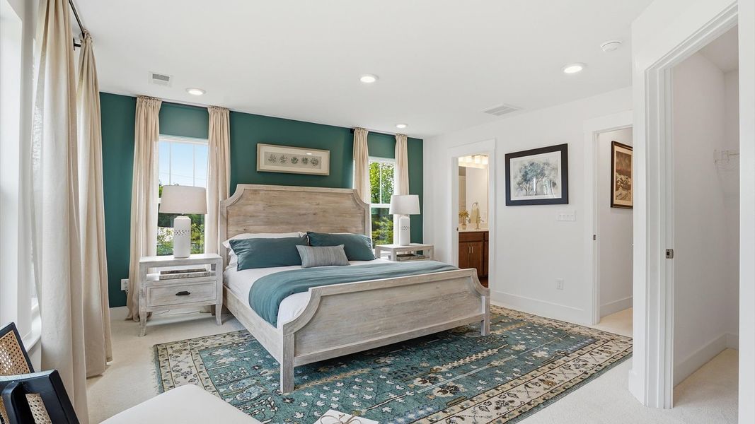 Furnished interior view inside a new home in Marion Square, Greenville (Image 15). Furnished interior view inside a new home in Marion Square, Greenville (Image 15).