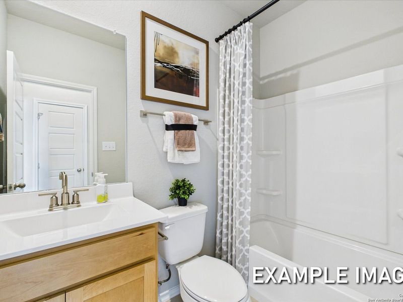 Furnished interior view inside a new home in Agave, San Antonio (Image 25).