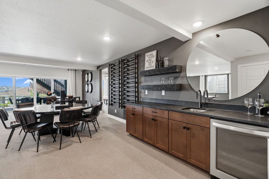 Representative furnished interior of a home built from the Ferrara by Pulte Homes in Hilltop at Inspiration, Aurora (Image 20).