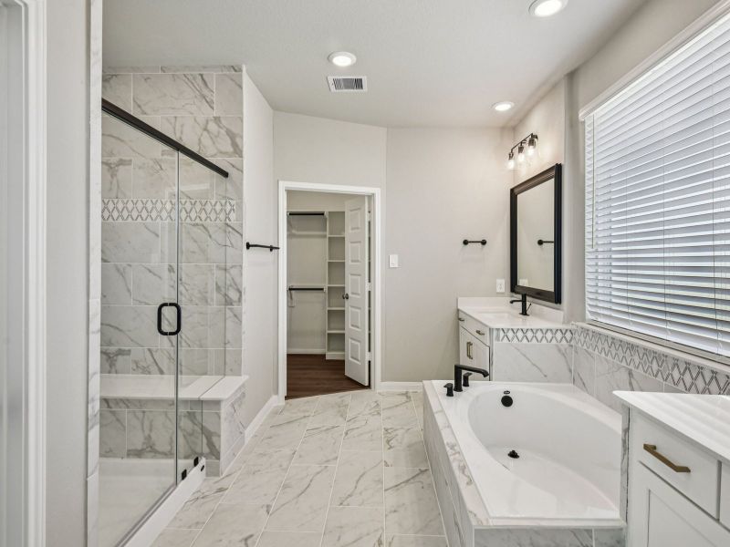 Furnished interior view inside a new home in Pinewood Trails - Luxe Series, Atascocita (Image 8). Furnished interior view inside a new home in Pinewood Trails - Luxe Series, Atascocita (Image 8).