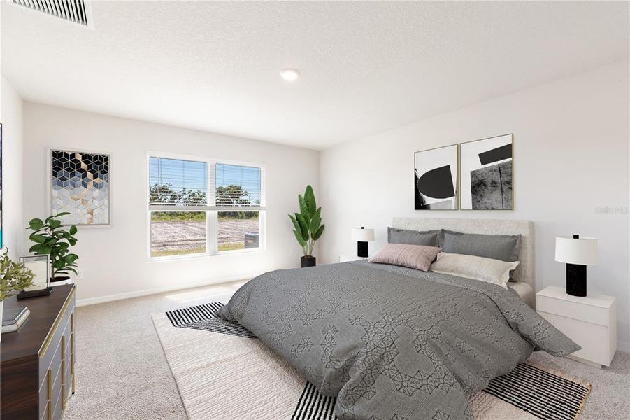 Furnished interior view inside a new home in Oakfield Lakes, Parrish (Image 6). Furnished interior view inside a new home in Oakfield Lakes, Parrish (Image 6).
