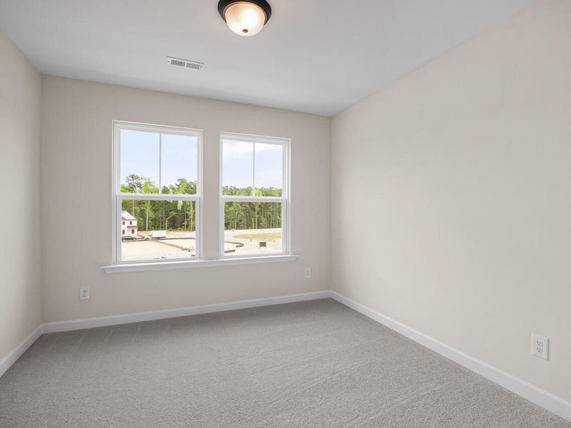 Spacious, unfurnished interior of a new home in Forestville Yard Townhomes, Knightdale (Image 21). Spacious, unfurnished interior of a new home in Forestville Yard Townhomes, Knightdale (Image 21).