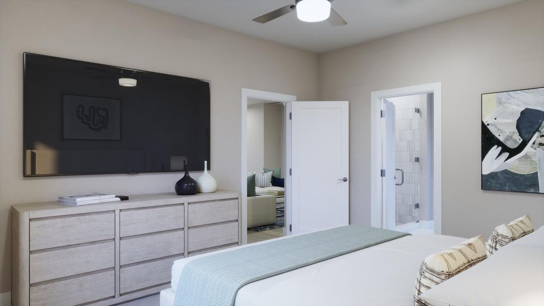 Primary Bedroom | Sebring | Trinity Gardens | New Homes in DeLand, FL by Landsea Homes