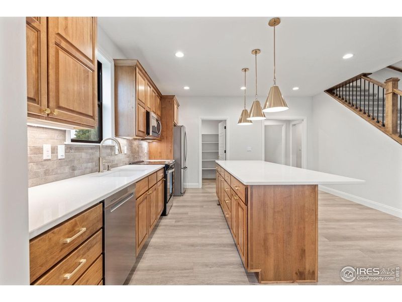 Furnished interior view inside a new home in Cottages at Kelly Farm, Greeley (Image 12).