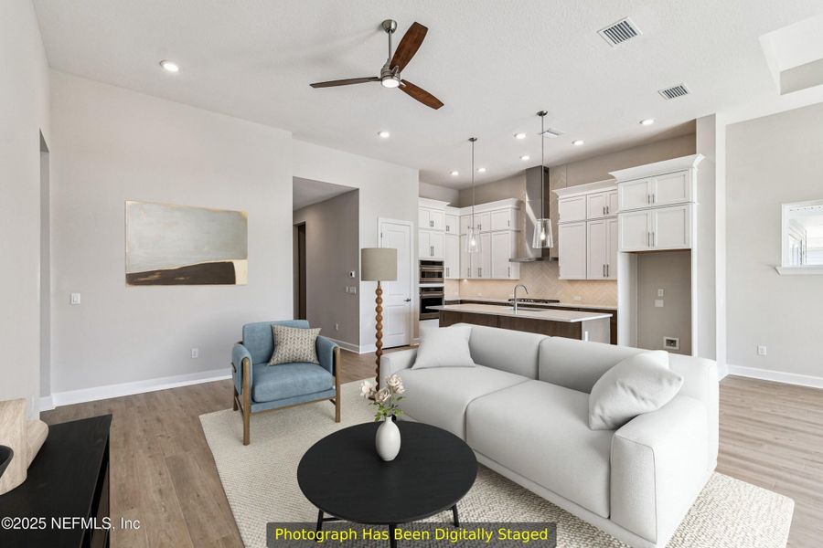 Furnished interior view inside a new home in , Jacksonville (Image 16).