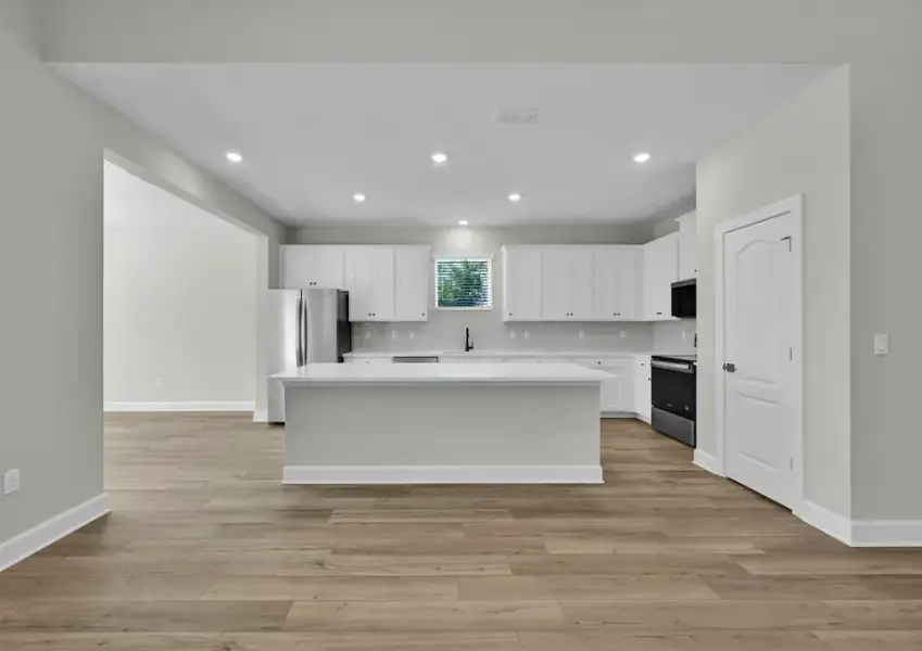 Chefs of all skill levels will love the kitchen