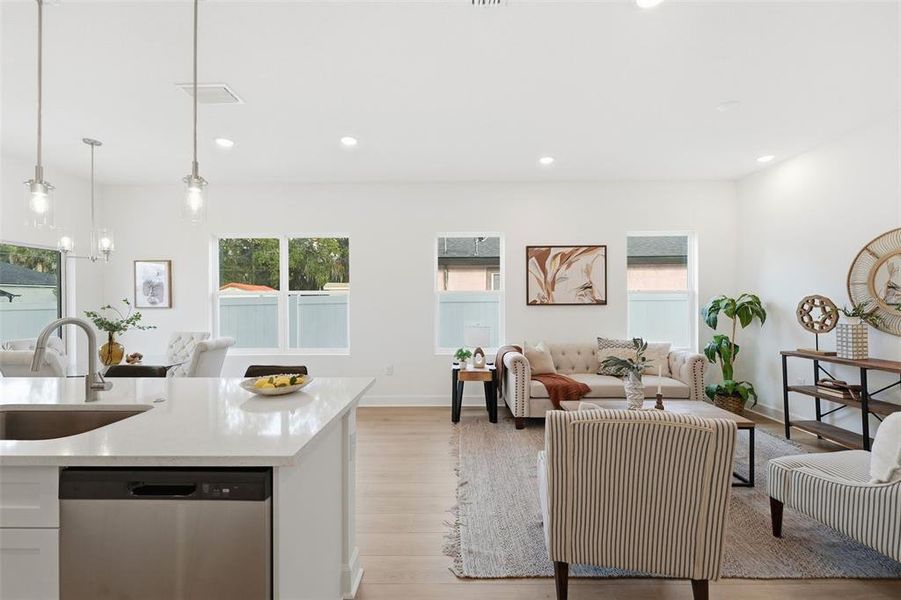 Furnished interior view inside a new home in , Sanford (Image 8).