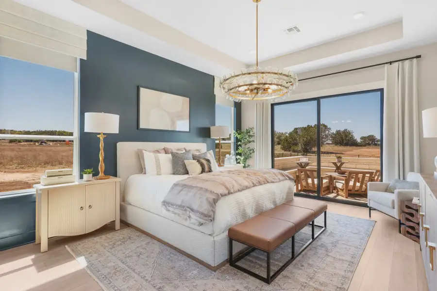 Representative furnished interior of a home built from the Reese by Chesmar Homes in Feathergrass, Fulshear (Image 4).