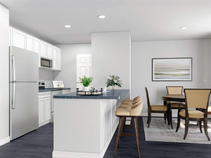 Furnished interior view inside a new home in Colony Park, Eastland (Image 3). Furnished interior view inside a new home in Colony Park, Eastland (Image 3).