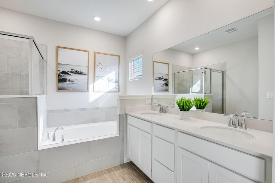 Furnished interior view inside a new home in Trailmark, St. Augustine (Image 9).