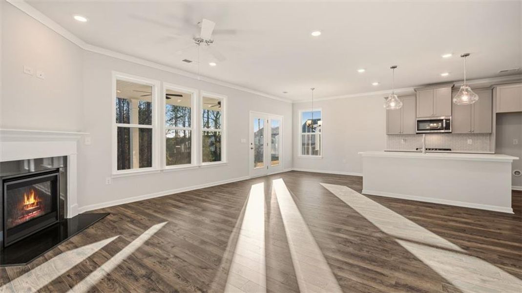 Spacious, unfurnished interior of a new home in Water Oak Estates, Lawrenceville (Image 31).