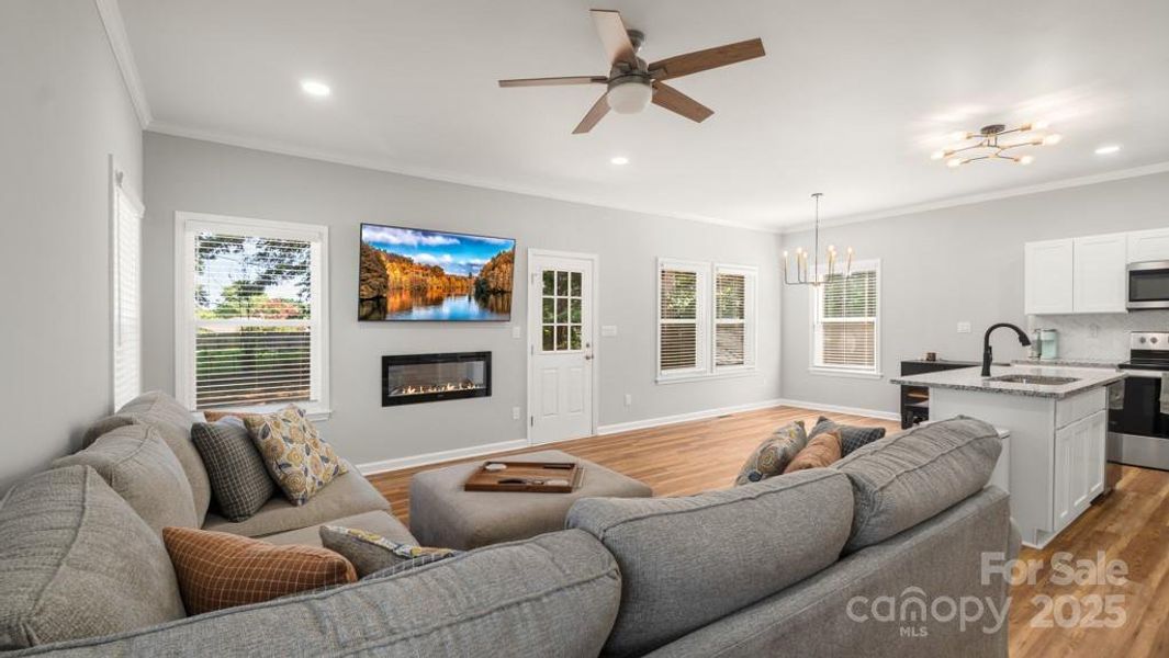 Furnished interior view inside a new home in , Kernersville (Image 10).