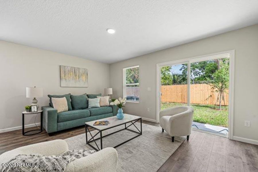 Furnished interior view inside a new home in , Jacksonville (Image 10).