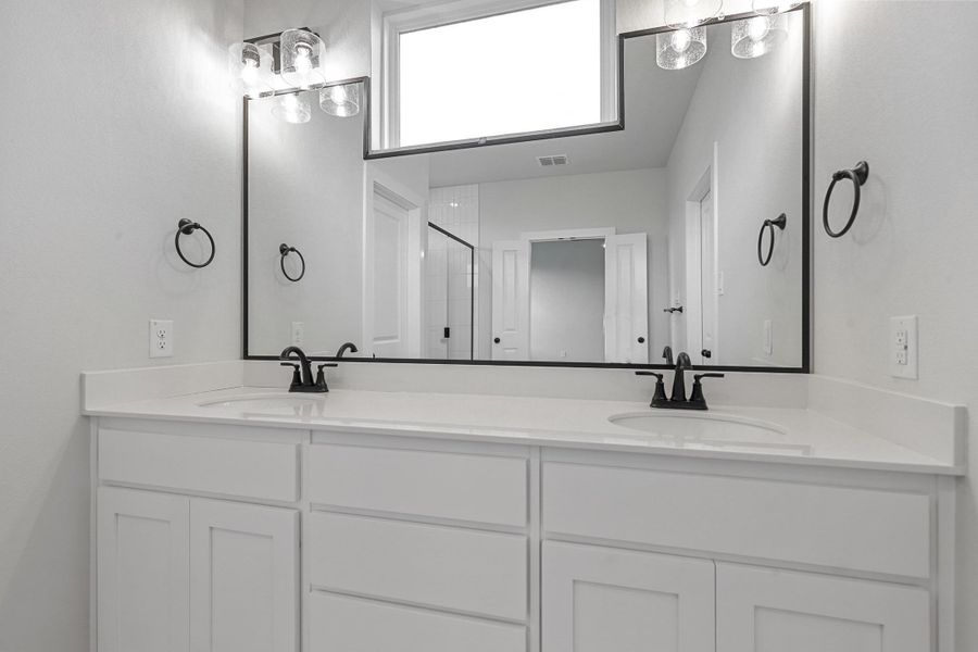 Representative furnished interior of a home built from the Garrison II by Cheldan Homes in Stoneview, Glen Rose (Image 13).