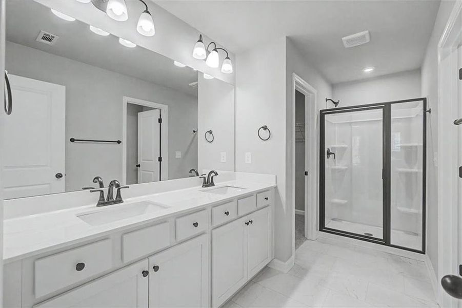 Furnished interior view inside a new home in Sawmill Creek, Mableton (Image 12).
